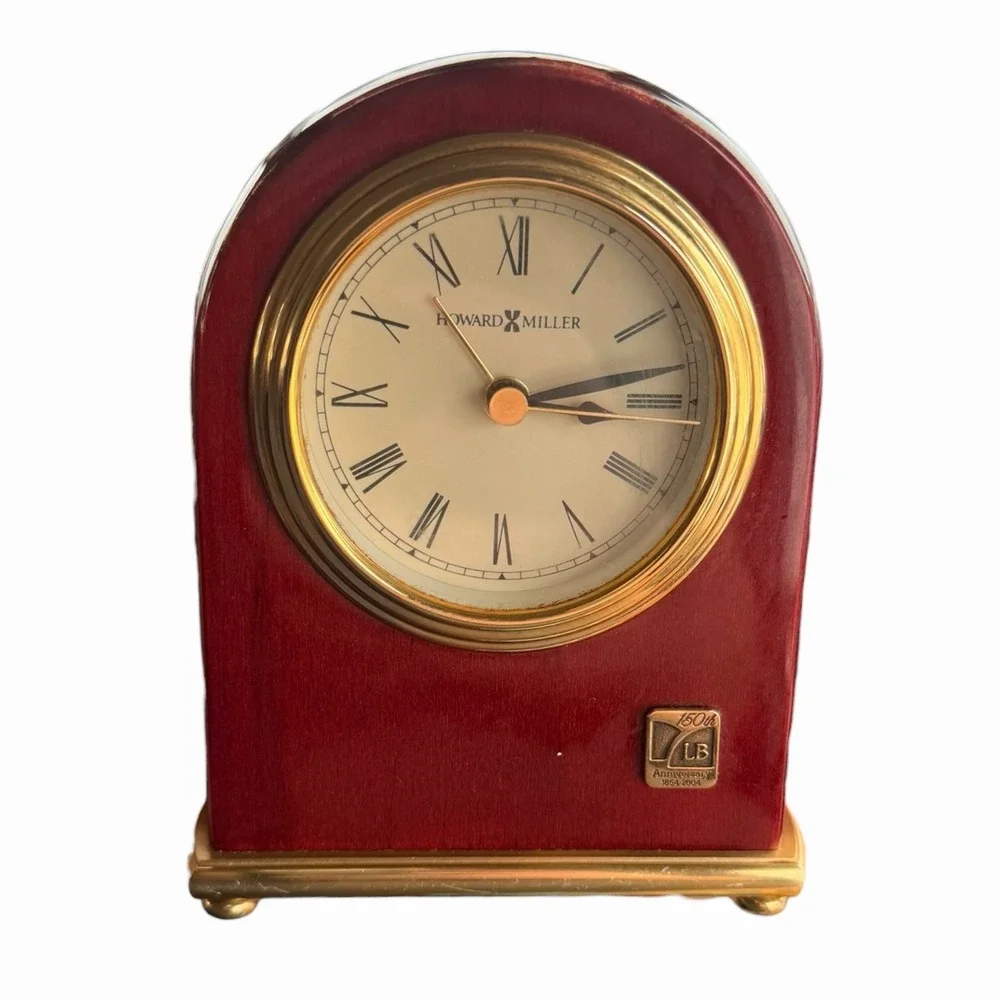 Howard Miller Rose‎ Arch Table Alarm Clock Model 613487 